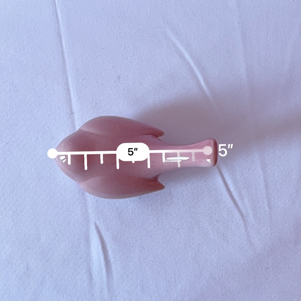 Blush Pink Porcelain Bird 🔲🤍🕊️ - Picture 3 of 3